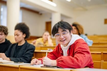 student at classroom