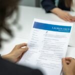 An educational overview illustrating key layout components of a professional curriculum vitae.